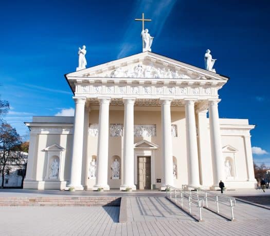 Vue panoramique sur la ville de Vilnius en Lituanie