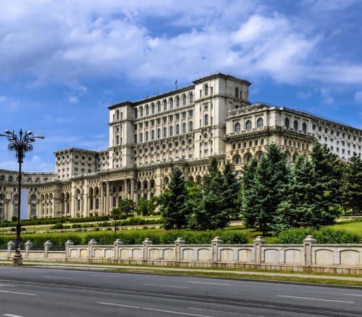 Le Palais du Parlement de Bucarest, en Roumanie