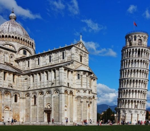 La ville de Pise, en Italie