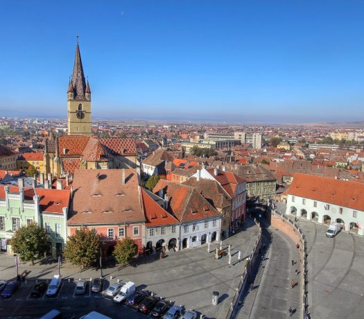 La ville de Sibiu, en Roumanie