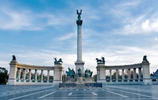 La Place des Héros à Budapest