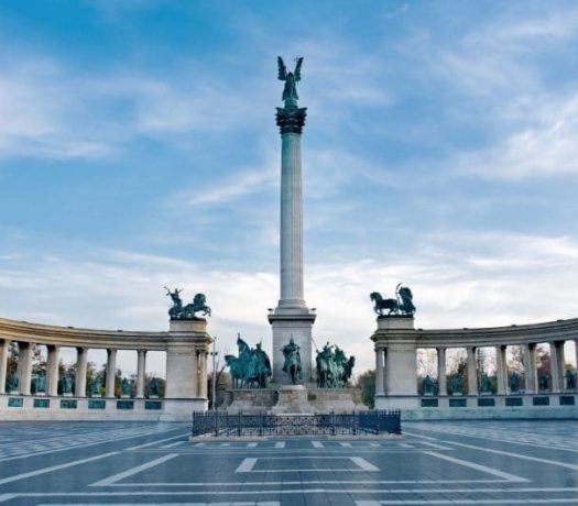 La Place des Heros à Budapest