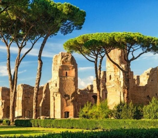 Ruines des bains romains de Caracalla - Rome