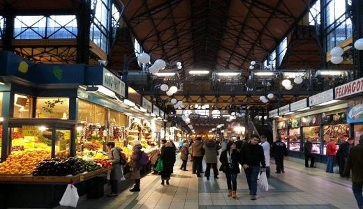 Le marché couvert de Budapest