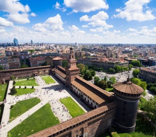 Le château des Sforza à Milan