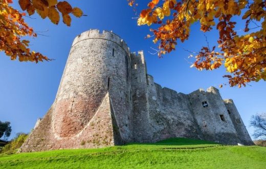 Le château de Chepstow (Pays de Galles)
