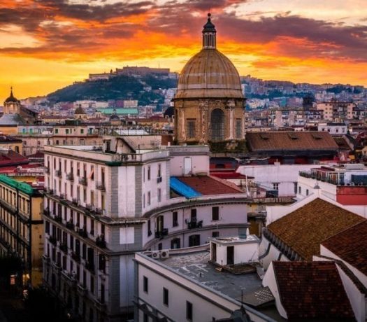 La ville de Naples, en Campanie