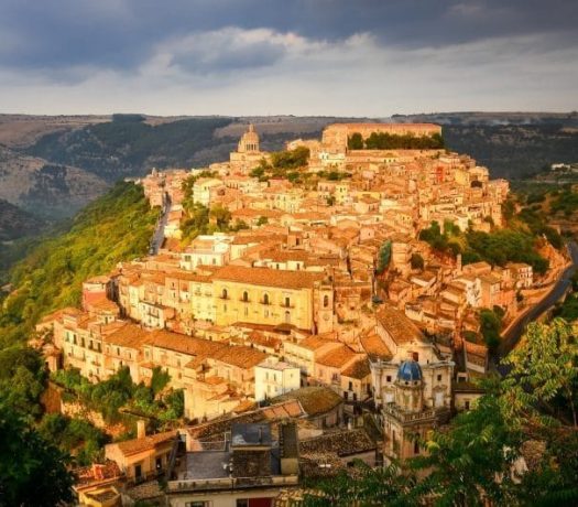 La ville de Raguse, en Sicile