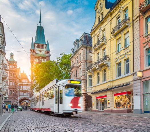 Tramway à Fribourg