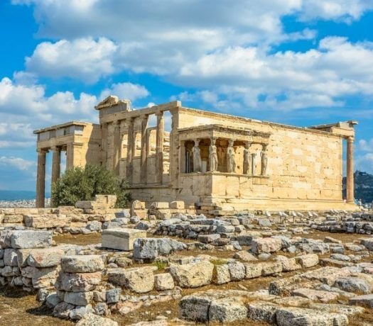 L’Érechthéion sur l'Acropole à Athènes